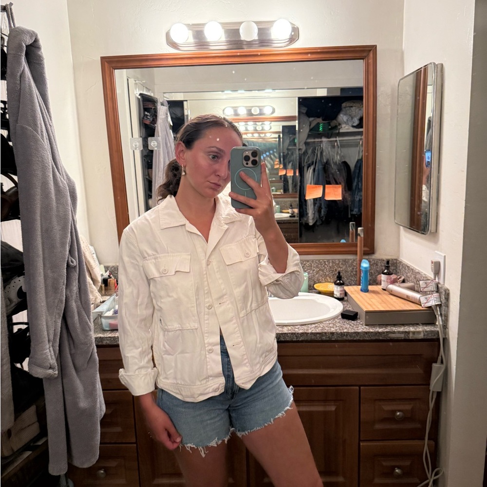Vans Women's White Jean Jacket